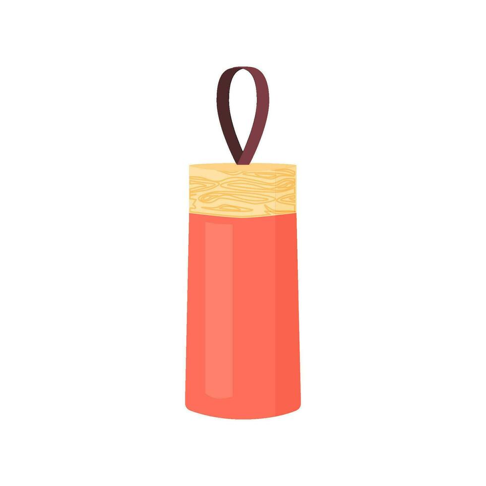 Coffee bottle. Flat illustration of a cup for a drink, water vector
