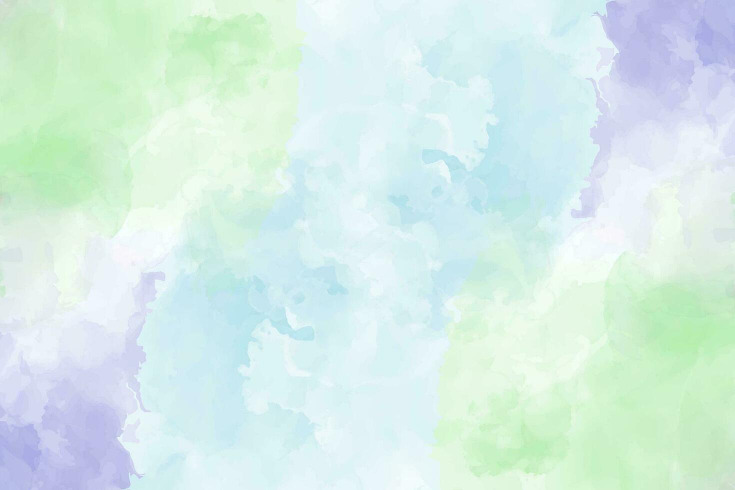 Abstract pastel watercolor background. Rainbow watercolour pattern vector