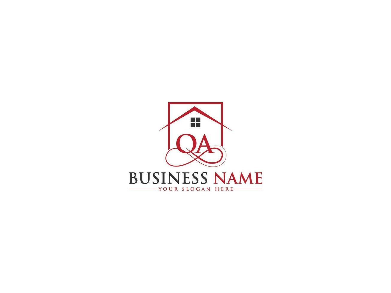 Initials Building Oa Logo Image, Luxury House OA Real Estate Logo Letter vector