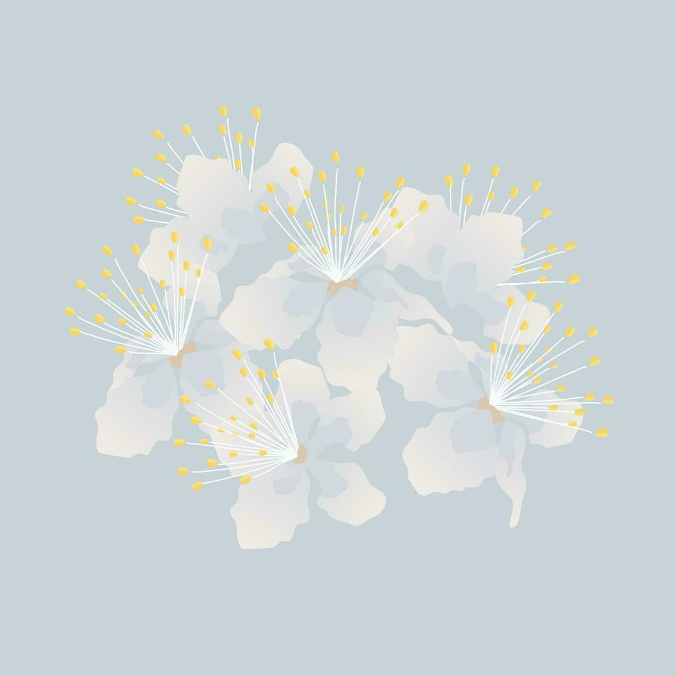 flor sin costura modelo flor antecedentes impresión modelo. linda adorable delicado flor arreglando pastel color blanco flor. pared Arte de moda diseño vector