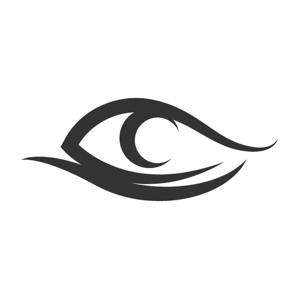 ojos logo icono diseño vector