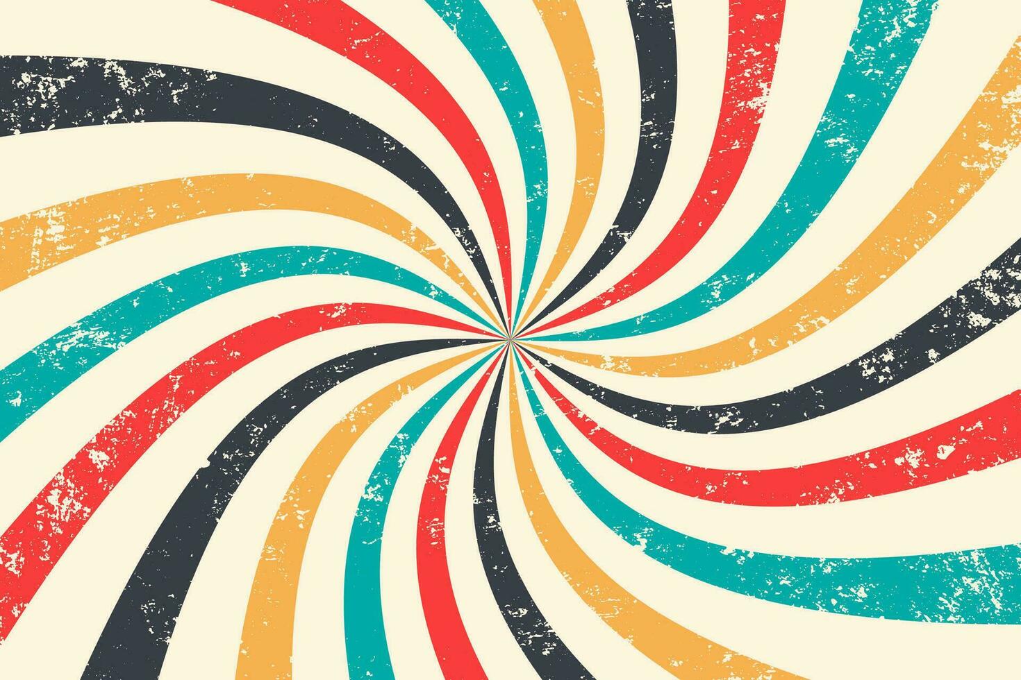 Vintage twisted background with grunge texture vector