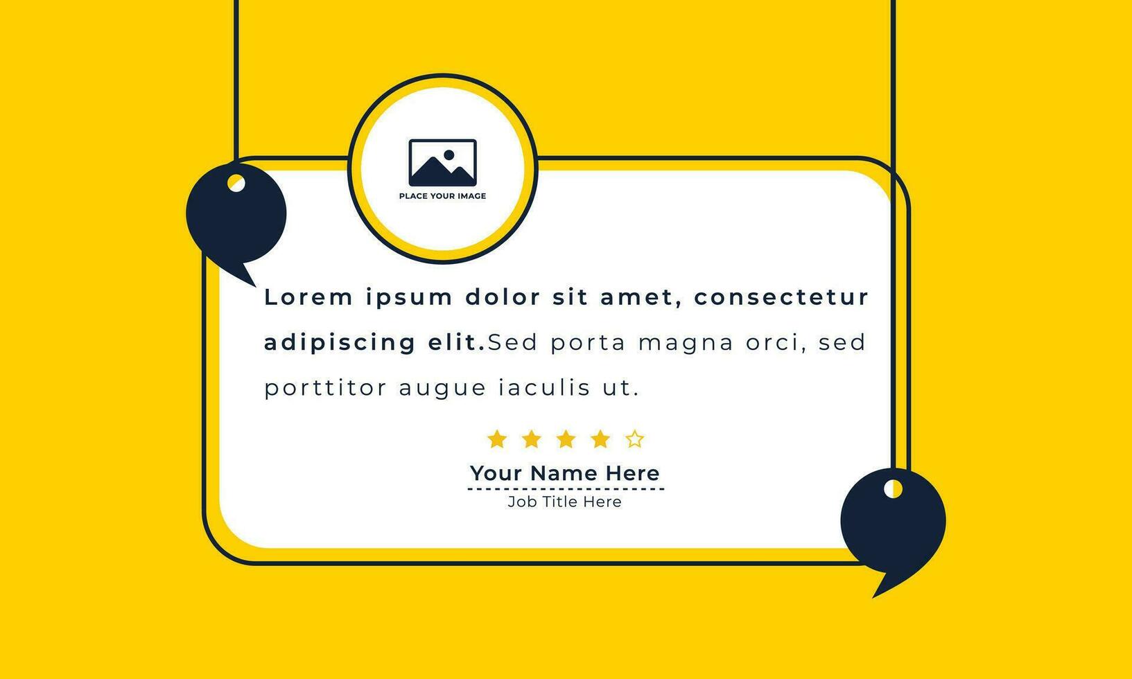 Client or customer review testimonial social media post, Customer or client service feedback review post design template vector