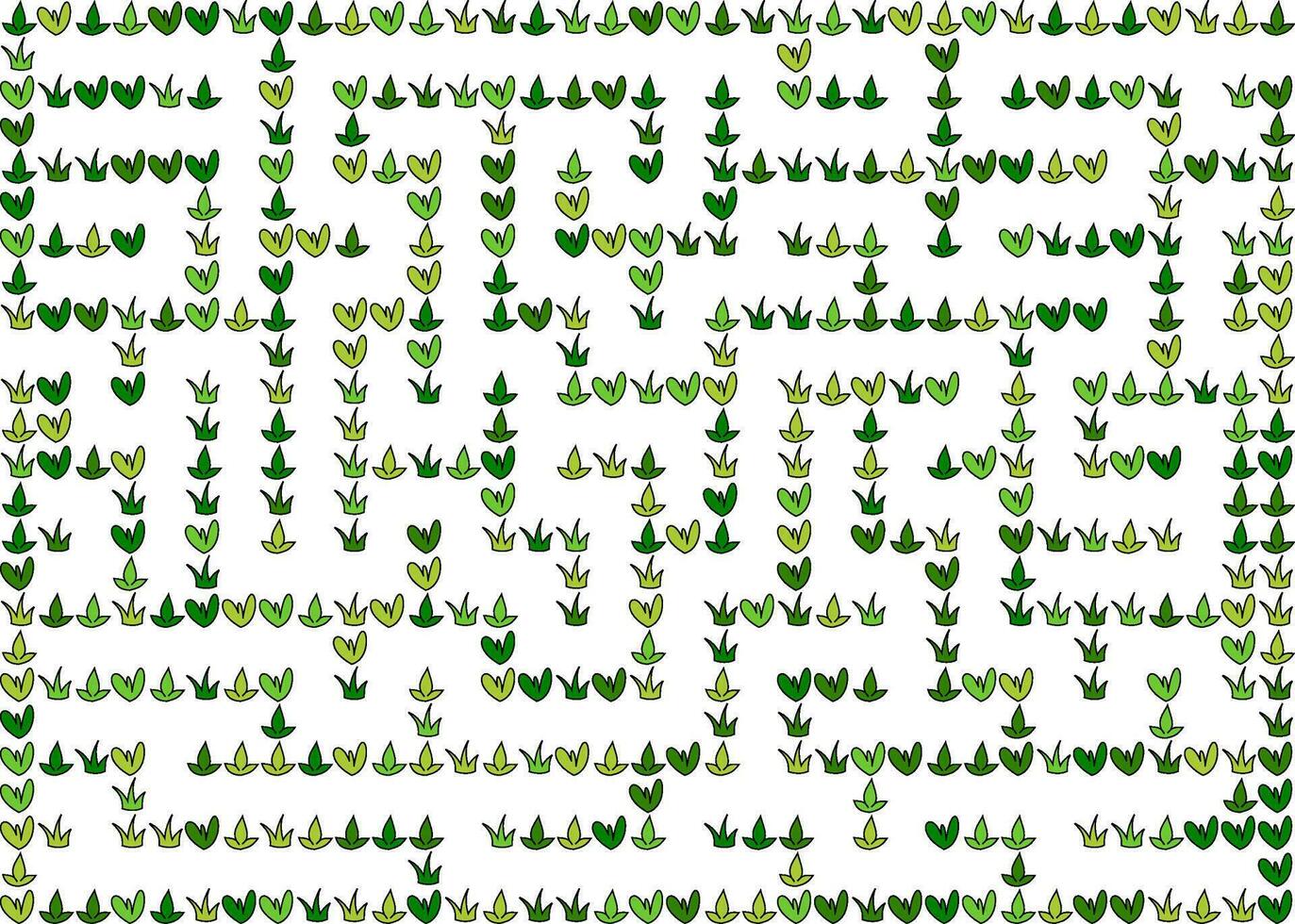 maze vector. find true path in labyrinth vector