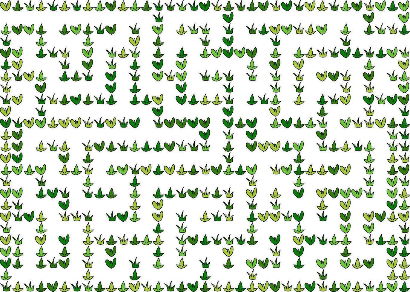 maze vector. find true path in labyrinth vector