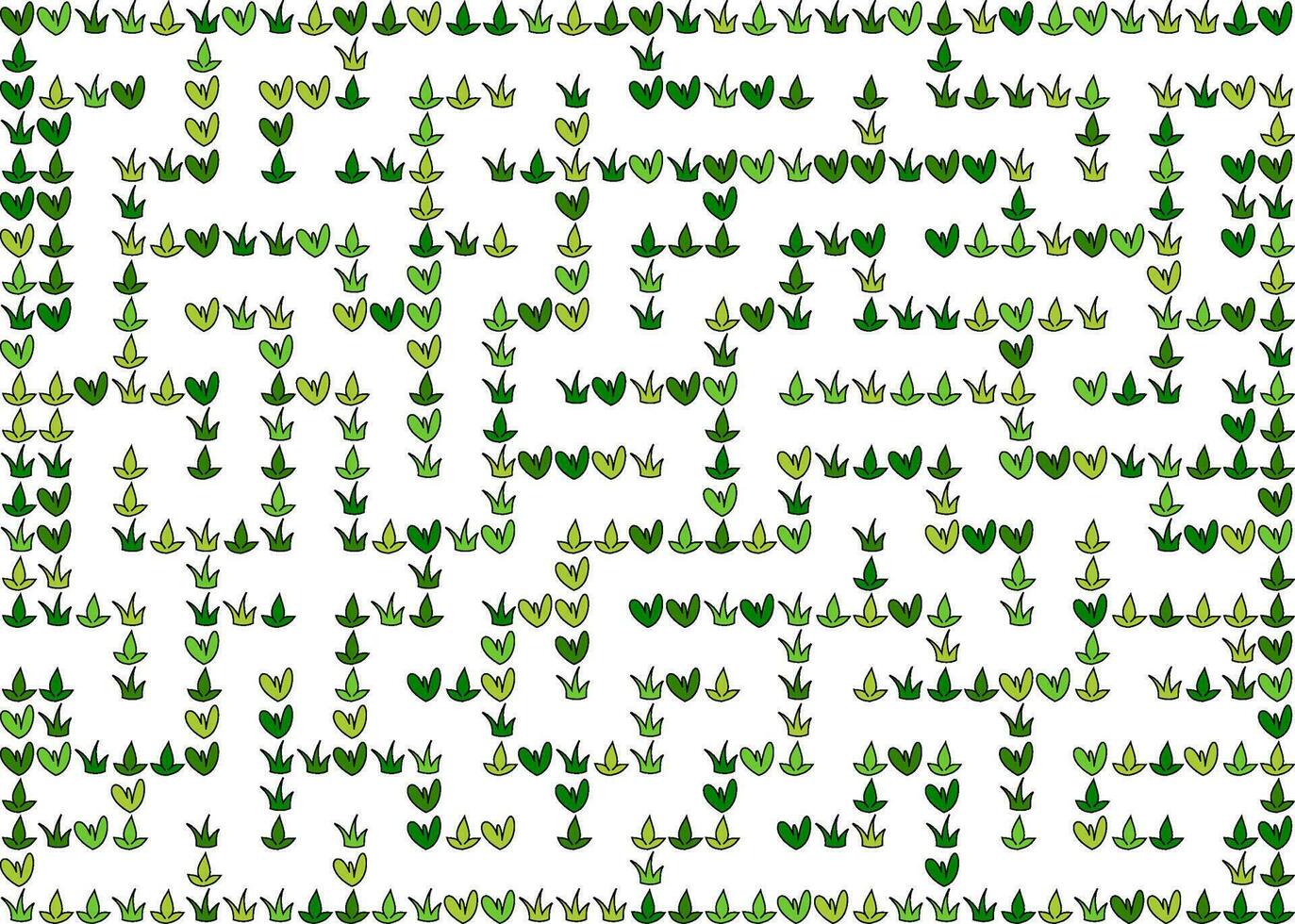 maze vector. find true path in labyrinth vector