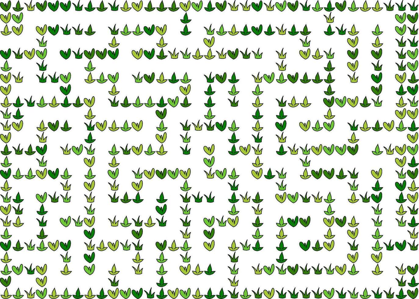 maze vector. find true path in labyrinth vector