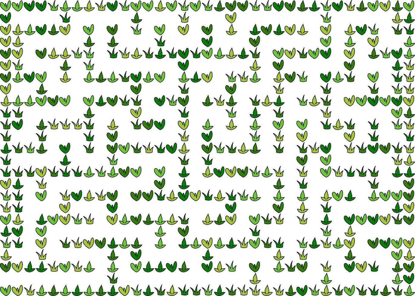 maze vector. find true path in labyrinth vector
