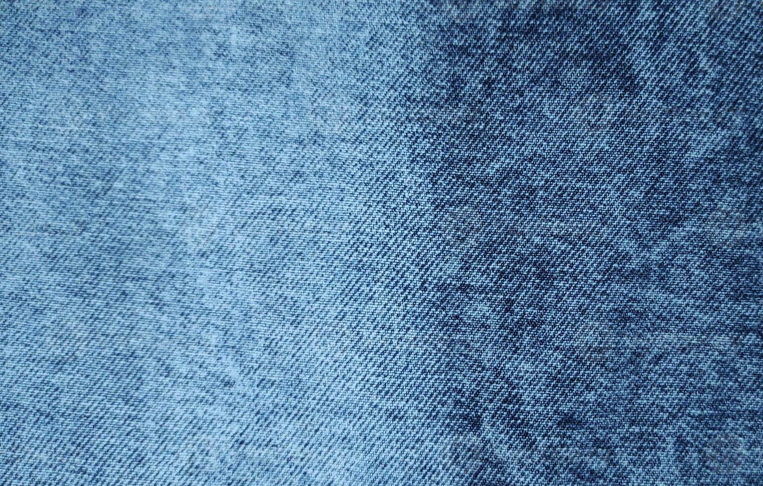 Light Blue denim fabric close up photography background, stone wash denim jeans cloth, denim texture, photo