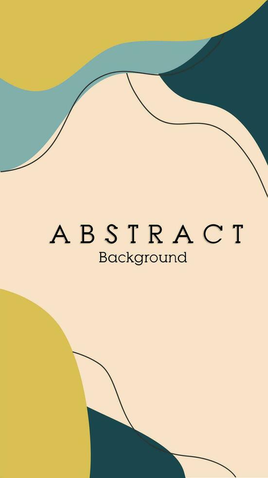 modern abstract greend and orange clasic background vector