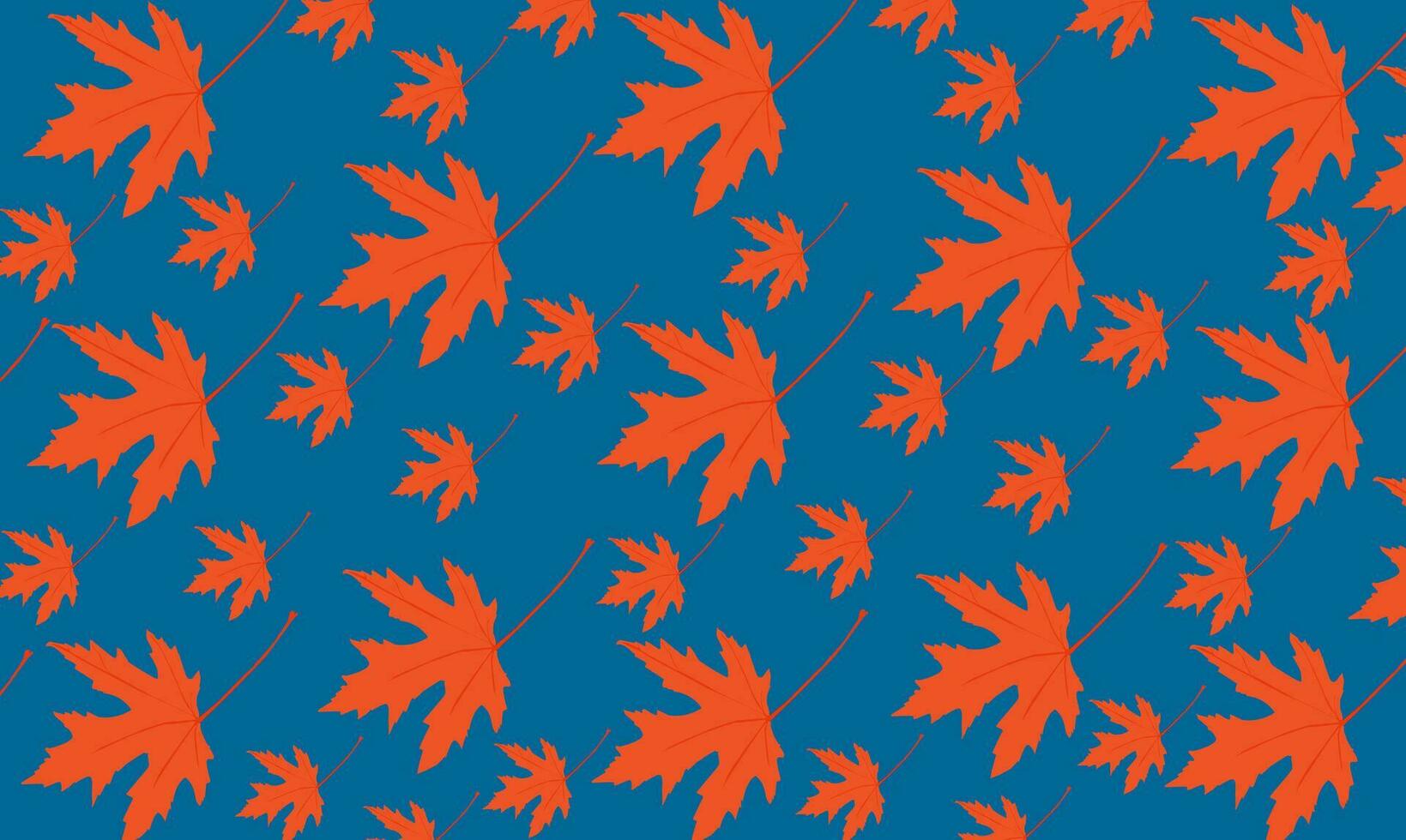 Seamless pattern with acorns and autumn oak leaves in Orange, Beige, Brown and Yellow. Perfect for wallpaper, gift paper, pattern fills, web page background vector