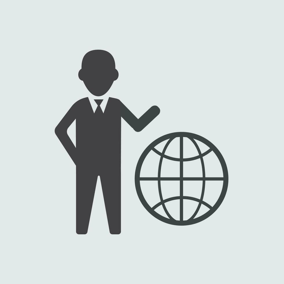 Stock Vector Business Icon Illustration