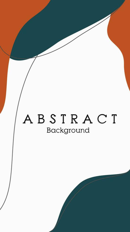 modern abstract greend and orange clasic background vector