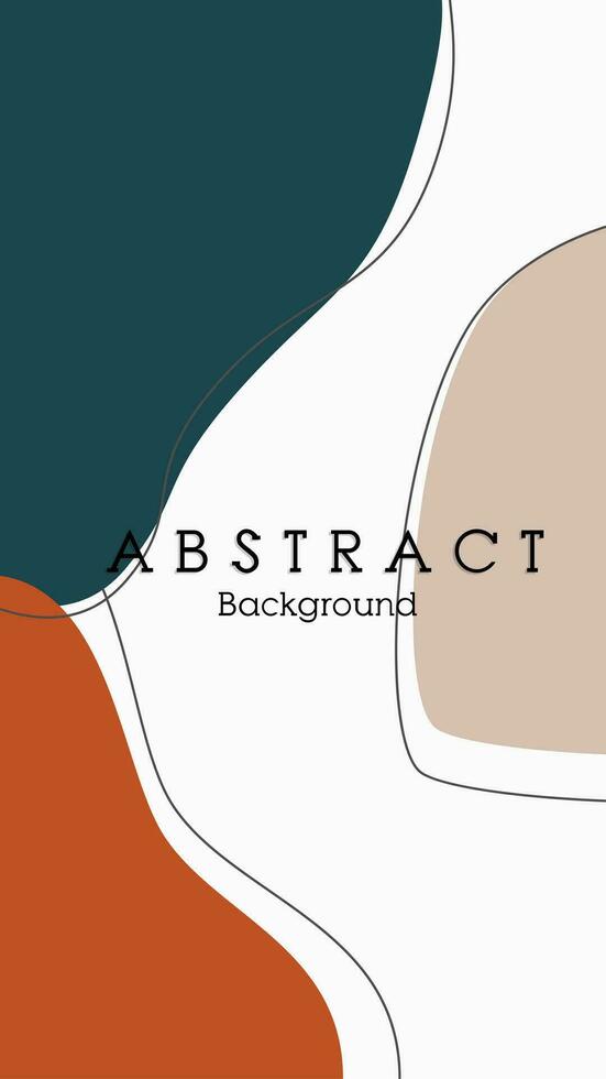 modern abstract greend and orange clasic background vector