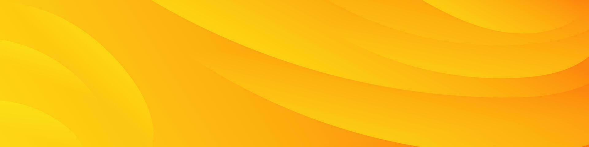 Abstract Gradient Yellow liquid Wave Banner Template vector