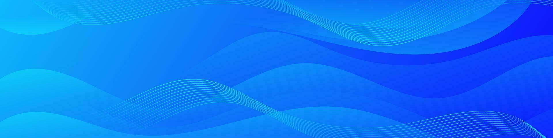 Abstract Gradient Blue liquid Wave Background vector