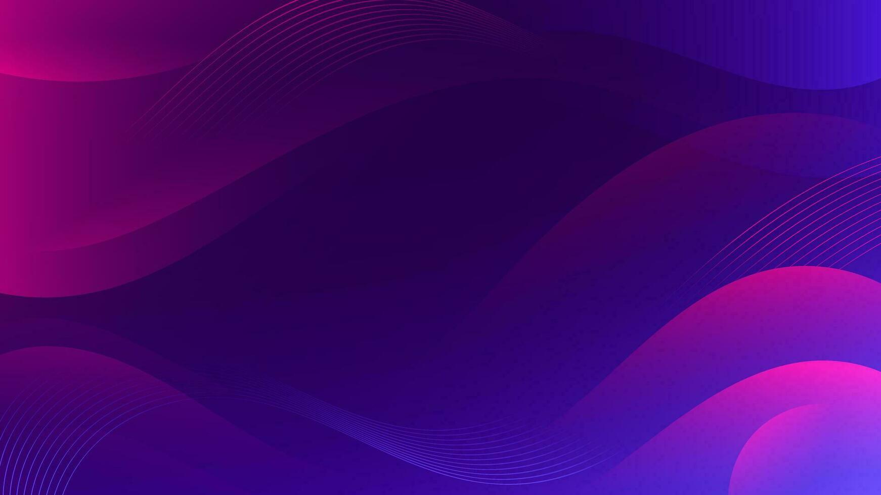 Abstract Gradient purple blue liquid Wave Background vector