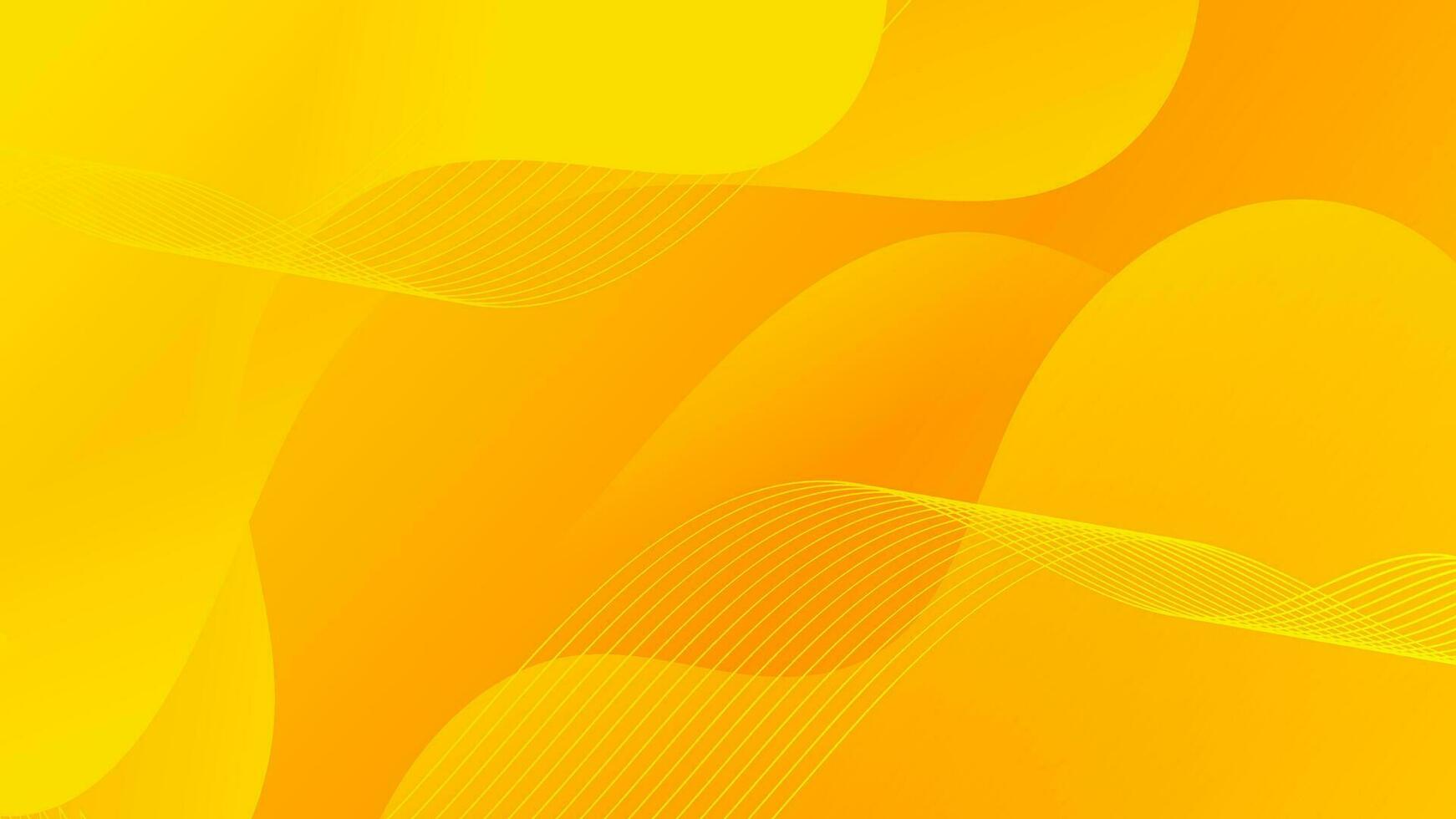 Abstract Gradient yellow liquid Wave Background vector