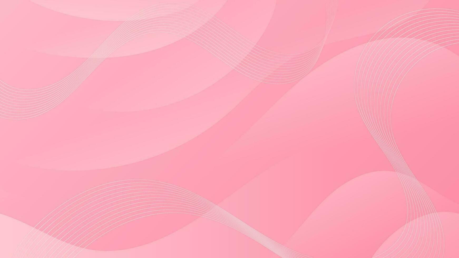 Abstract Gradient pink liquid Wave Background vector