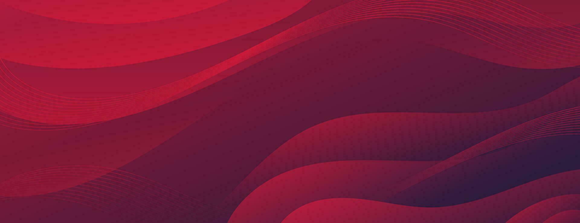 Abstract Gradient dark red liquid Wave Background vector
