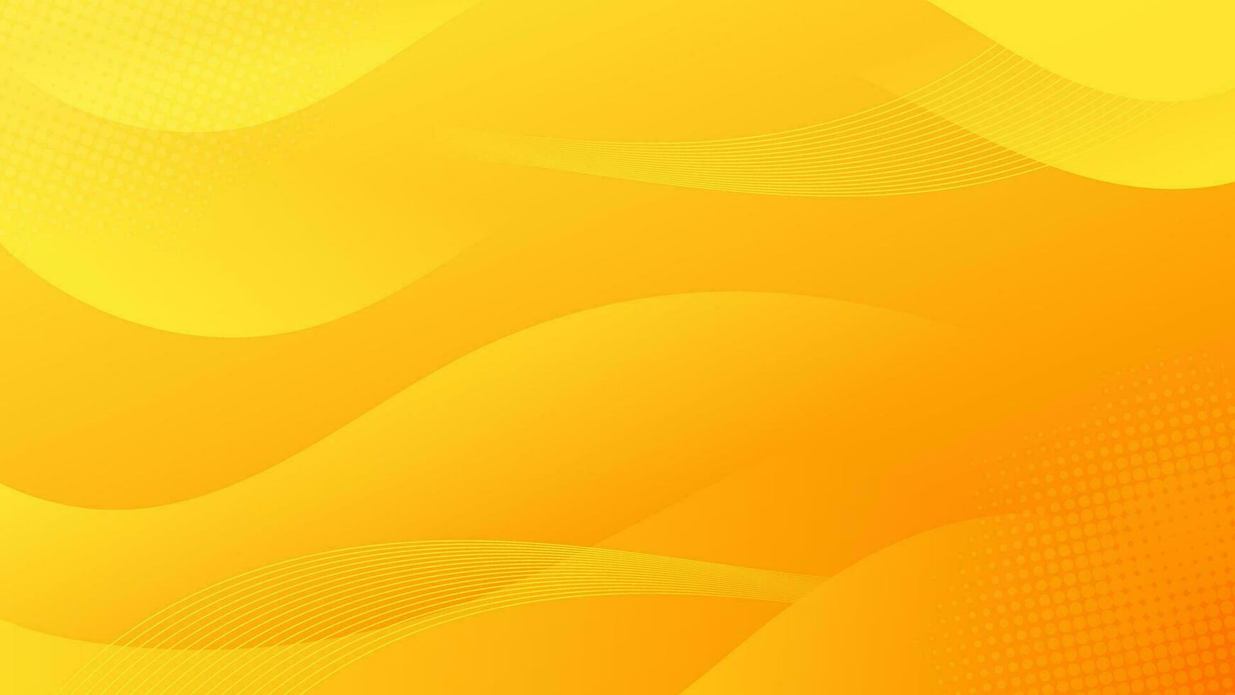 Abstract Gradient yellow liquid Wave Background vector