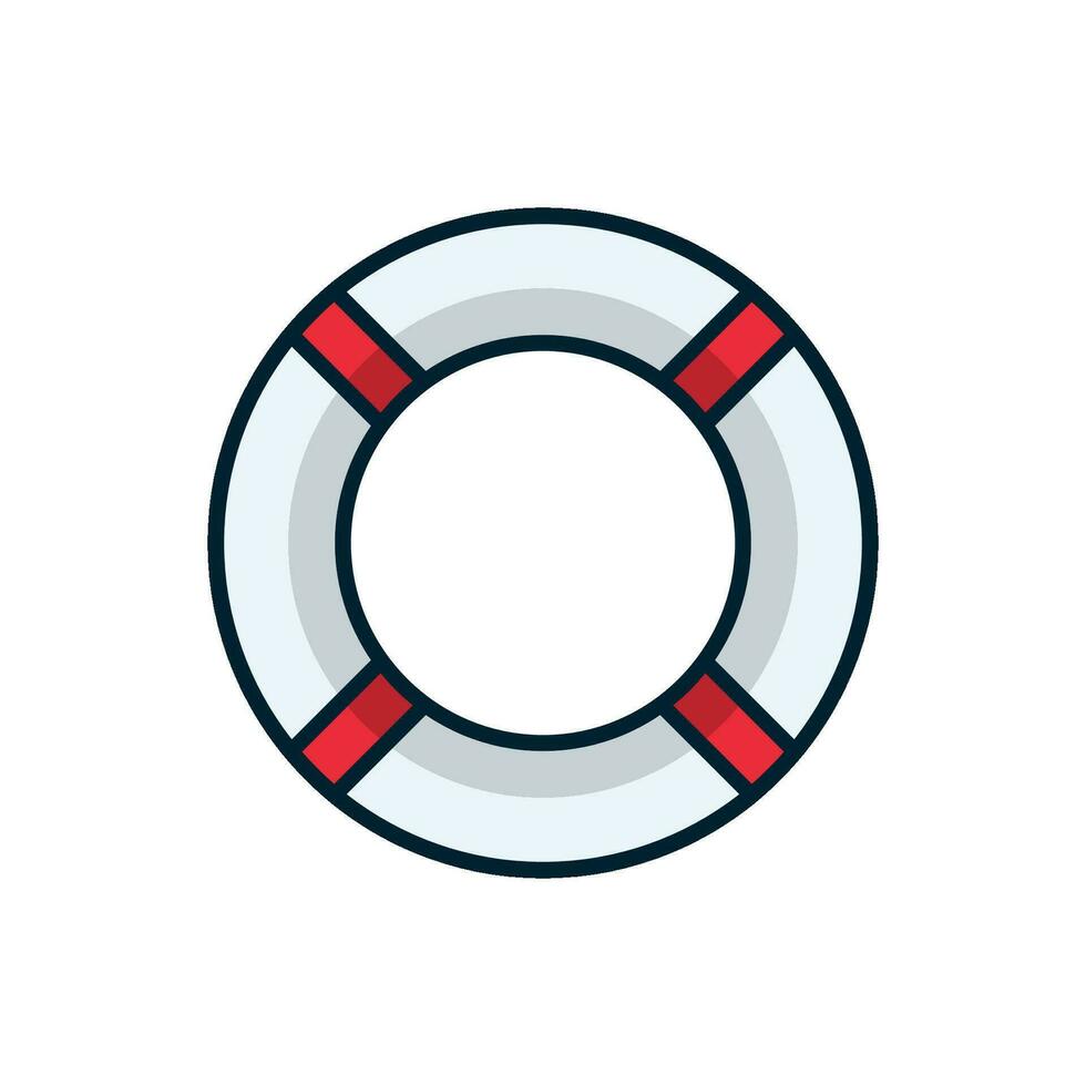 Lifebuoy icon vector design templates simple and modern