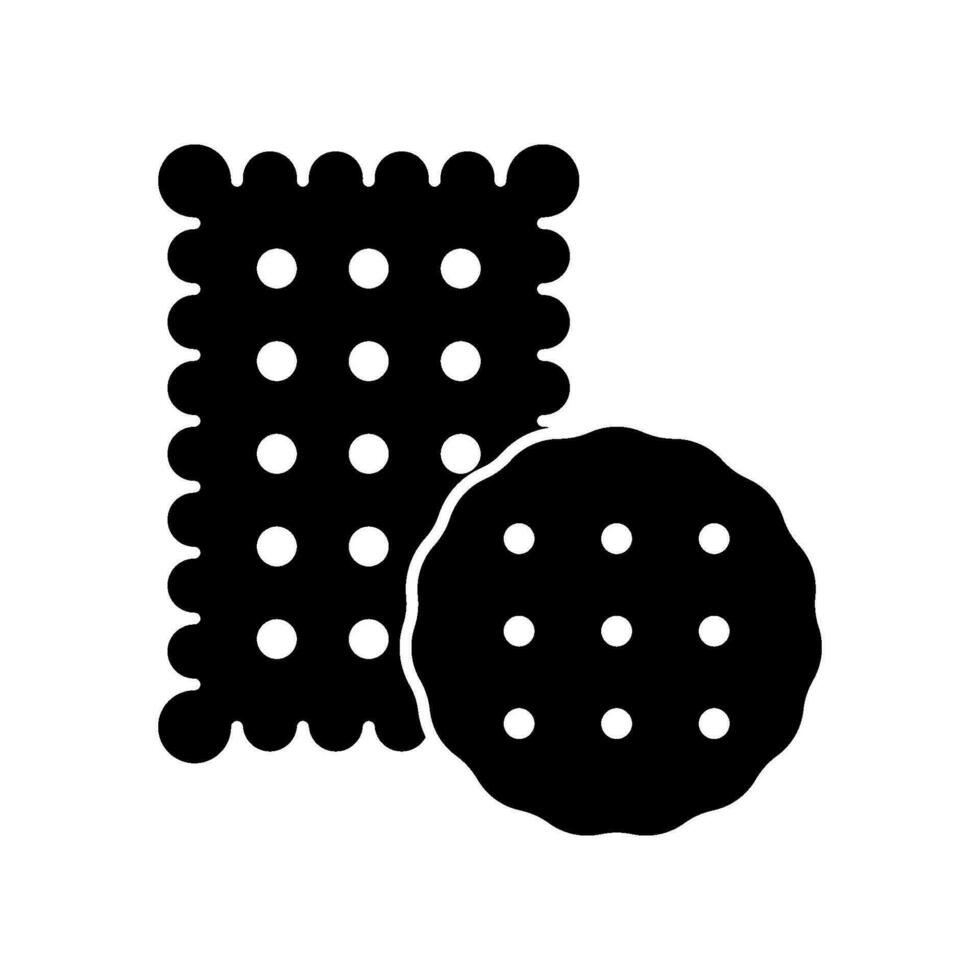 Biscuit cracker icon vector design templates simple and modern