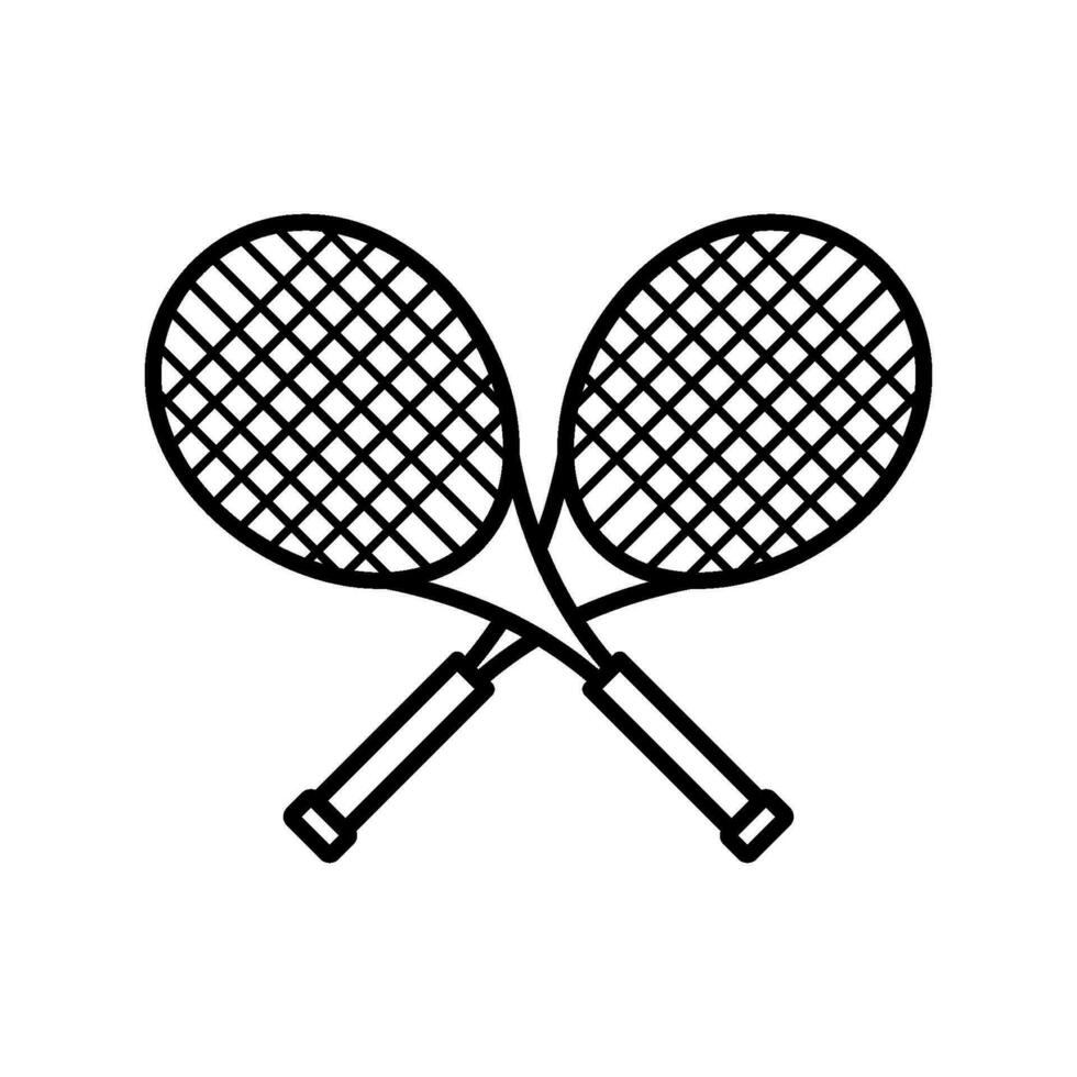 Racket Tennis icon vector design templates