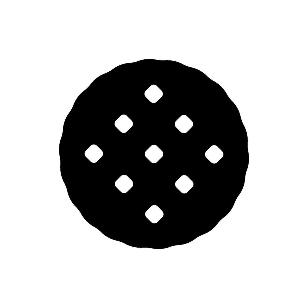 Biscuit cracker icon vector design templates simple and modern