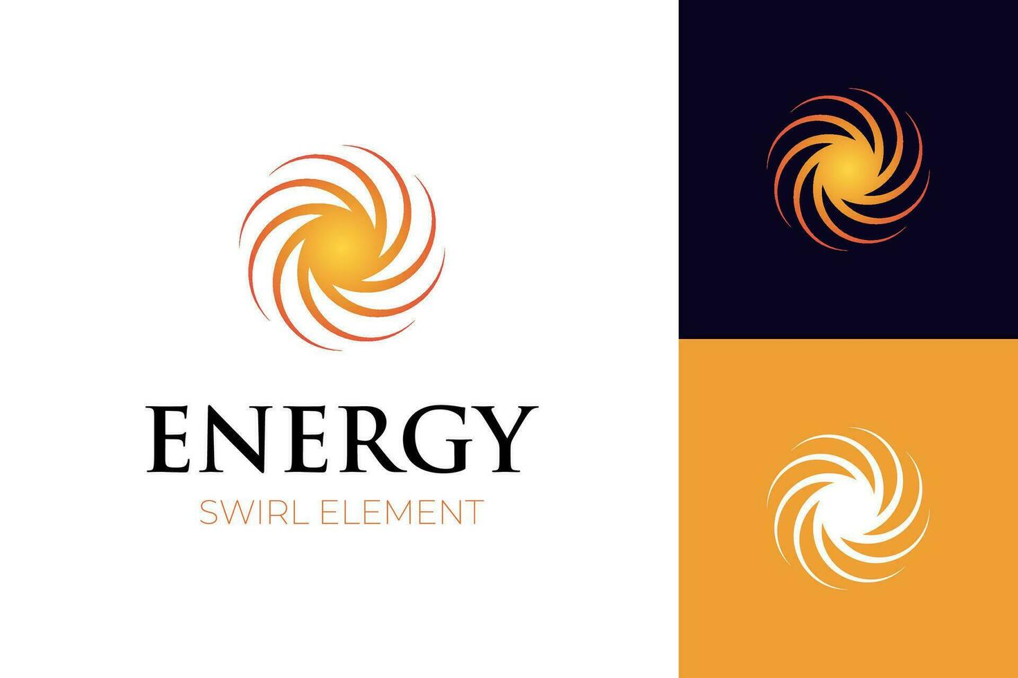 Abstract circle logo. Creative dynamic round logotype. Connection symbol, sun energy logo icon design vector