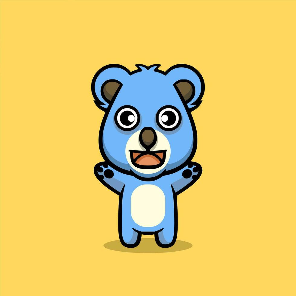 Koala cub mascot vector