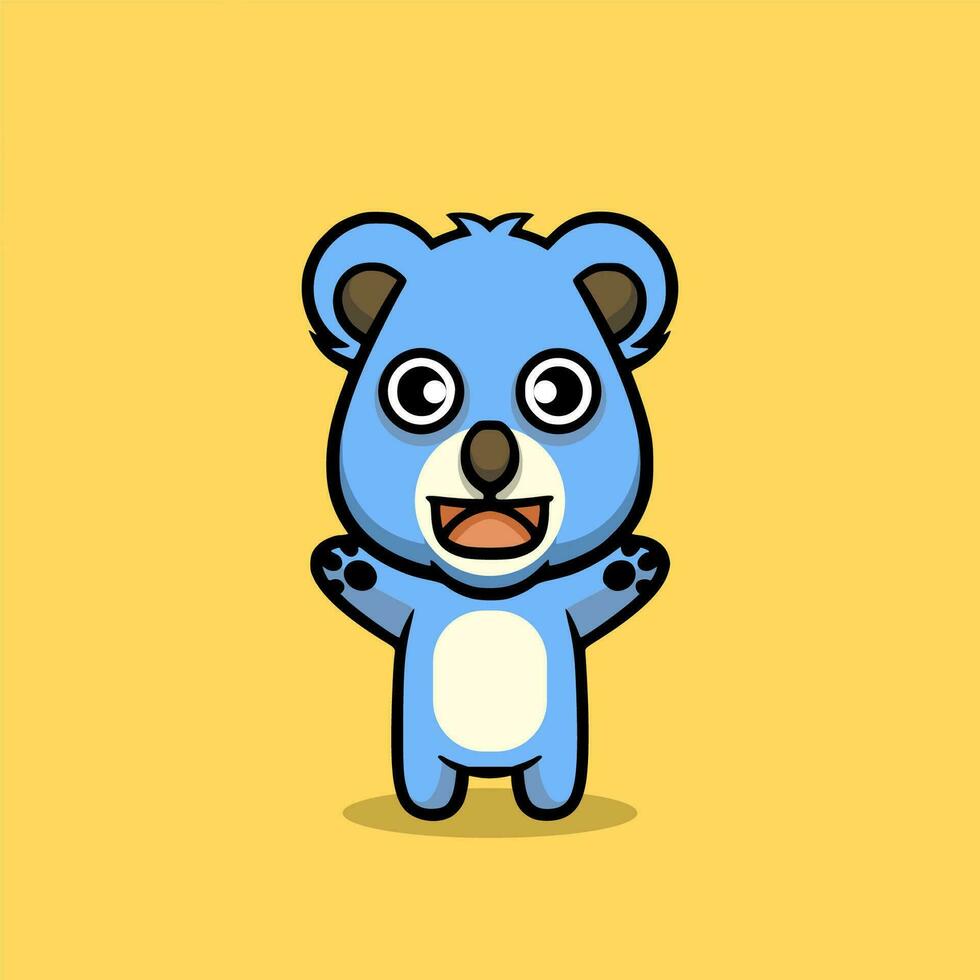 Koala cub mascot vector