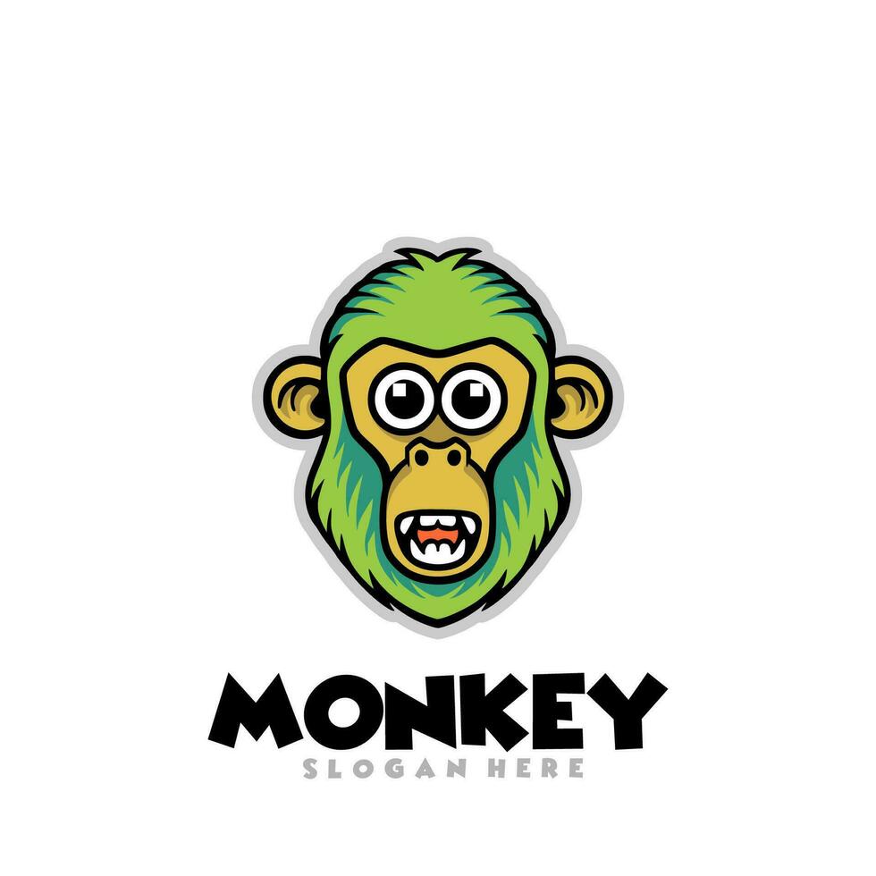 Monkey gorilla cartoon vector