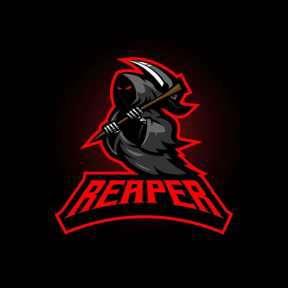 Reaper esport logo design illustration vector