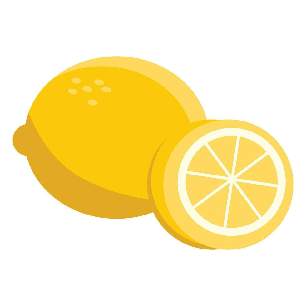 limones ilustración diseño en blanco antecedentes vector