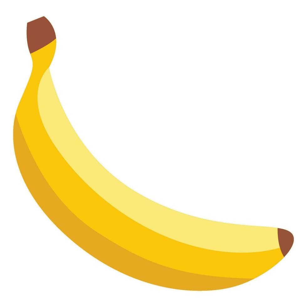plátano ilustración diseño en blanco antecedentes vector