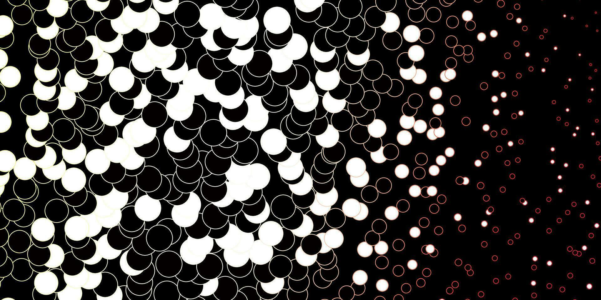 Dark Multicolor vector texture with disks.