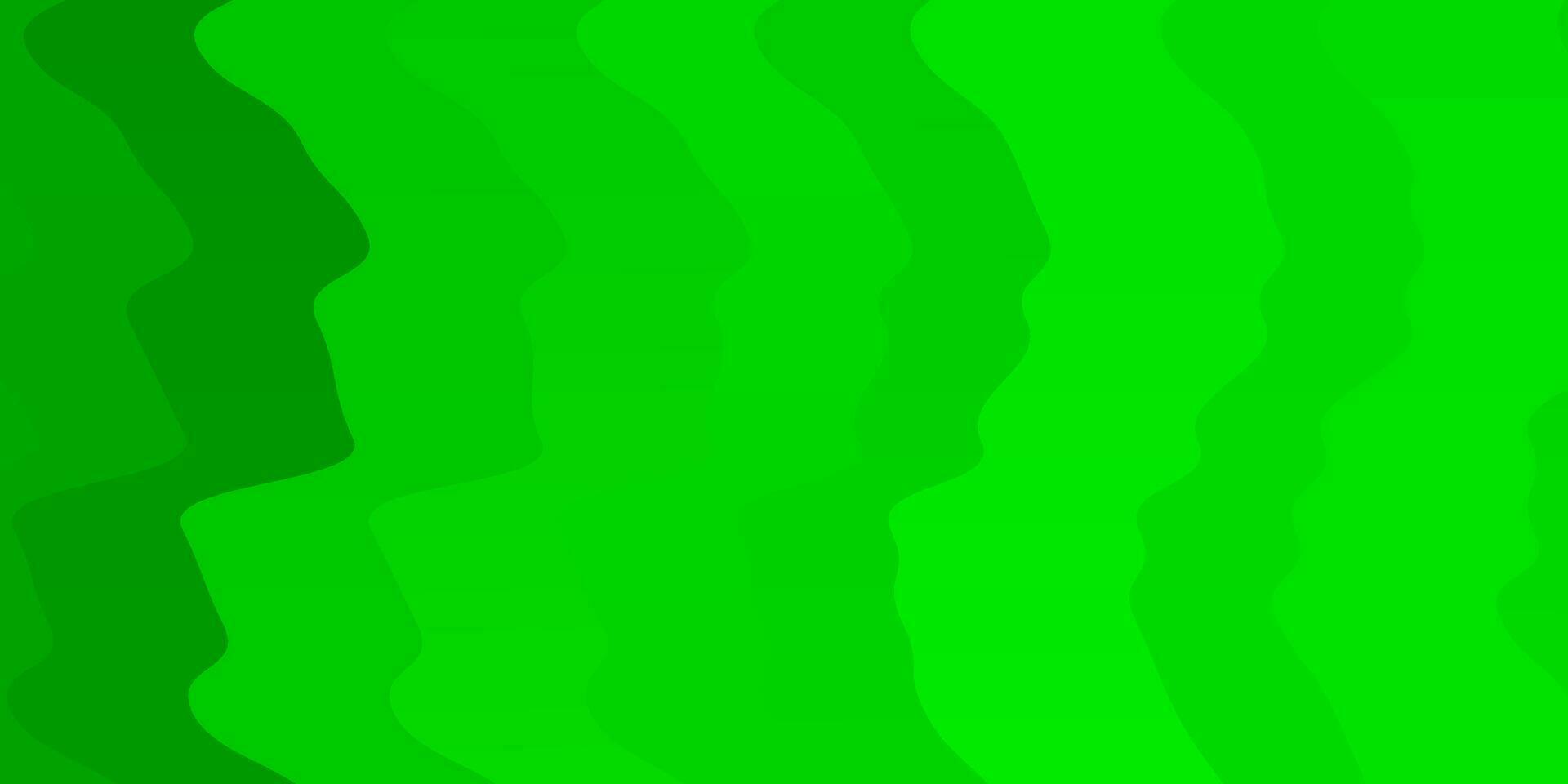 Light Green vector background with lines.