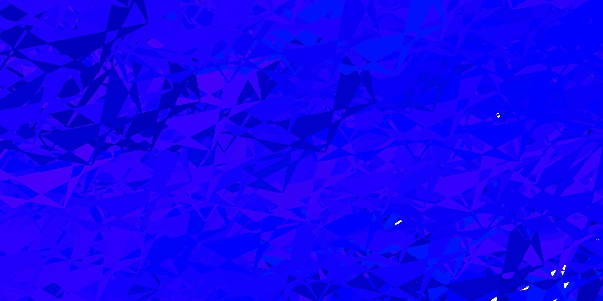 Dark blue vector background with polygonal forms.