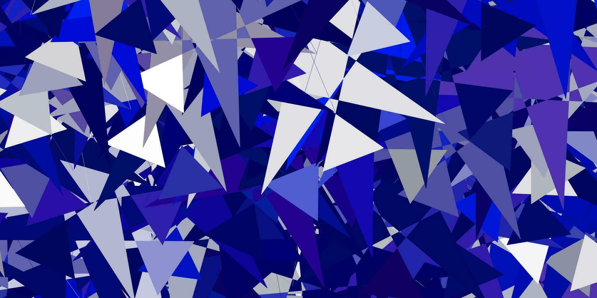 Light BLUE vector template with triangle shapes.
