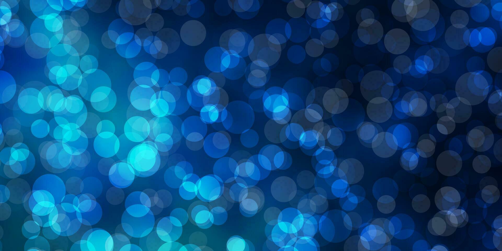 Dark BLUE vector pattern with spheres.