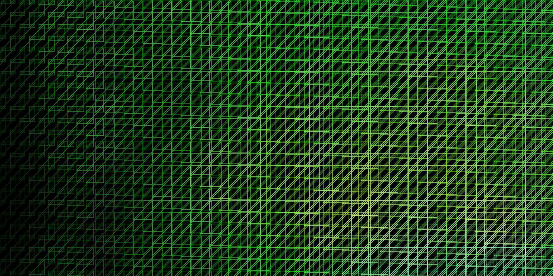 Dark Green vector layout with lines.