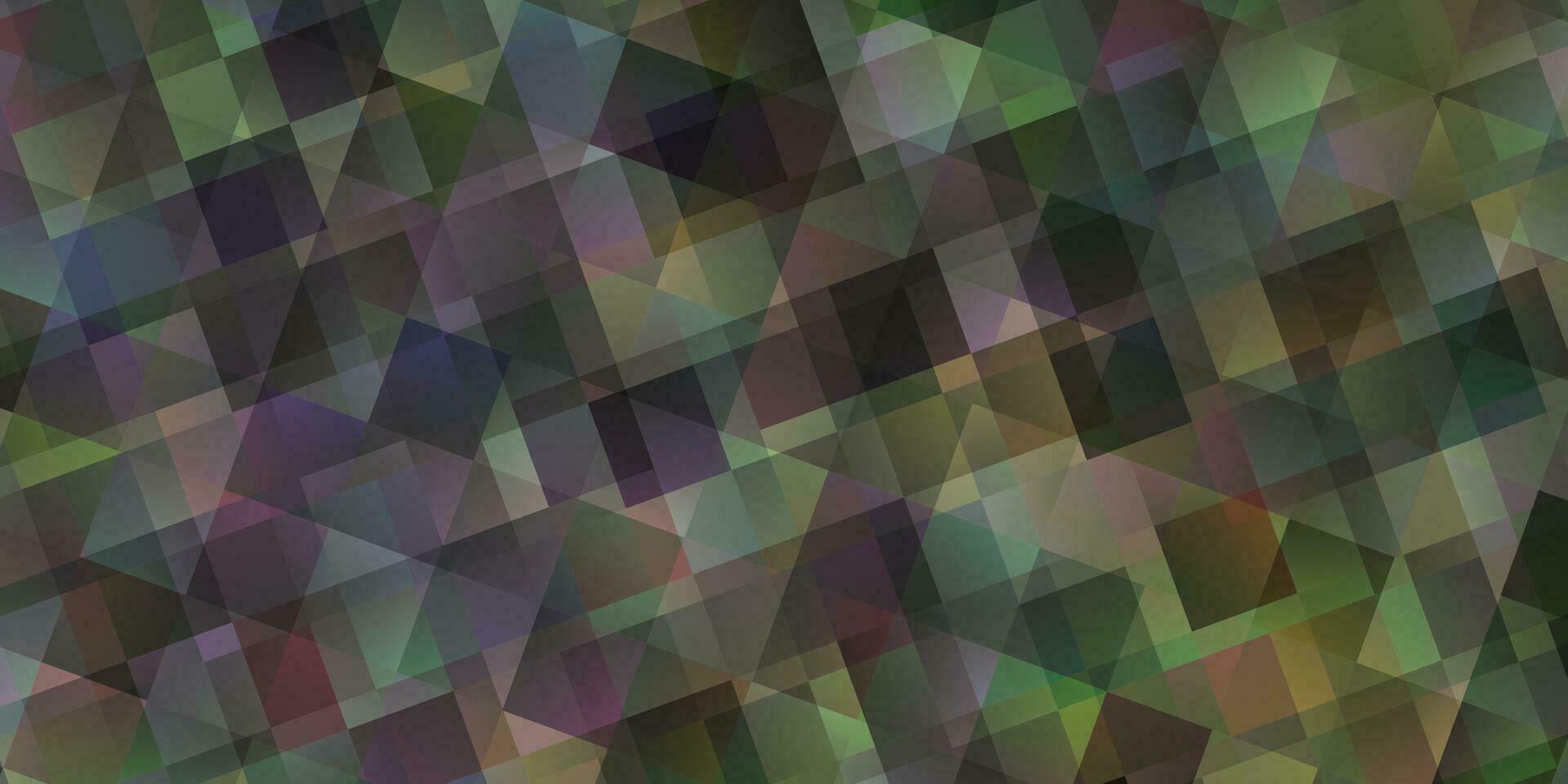 Light Green vector pattern with polygonal style.