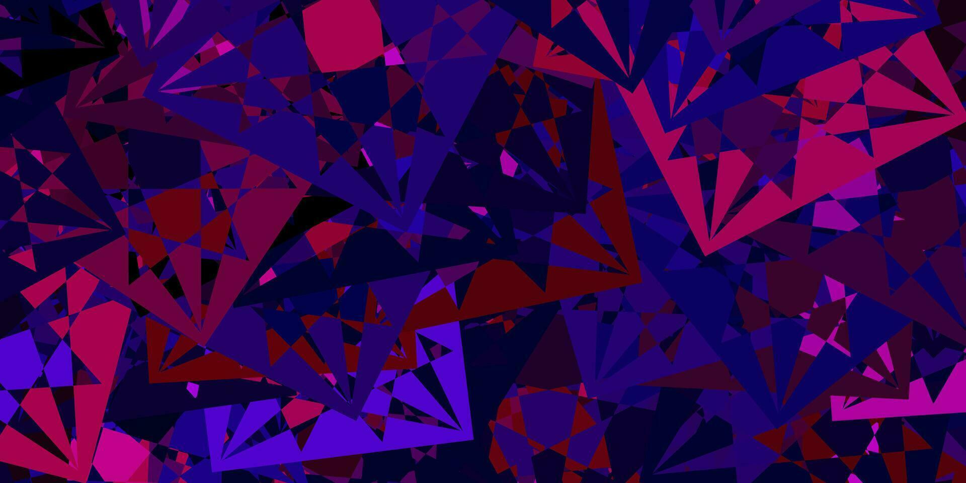 Light Blue, Red vector texture with random triangles.