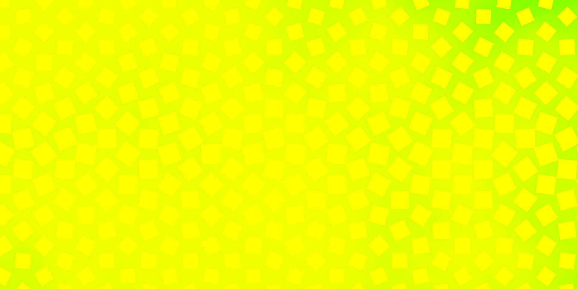 Light Green, Yellow vector texture in rectangular style.