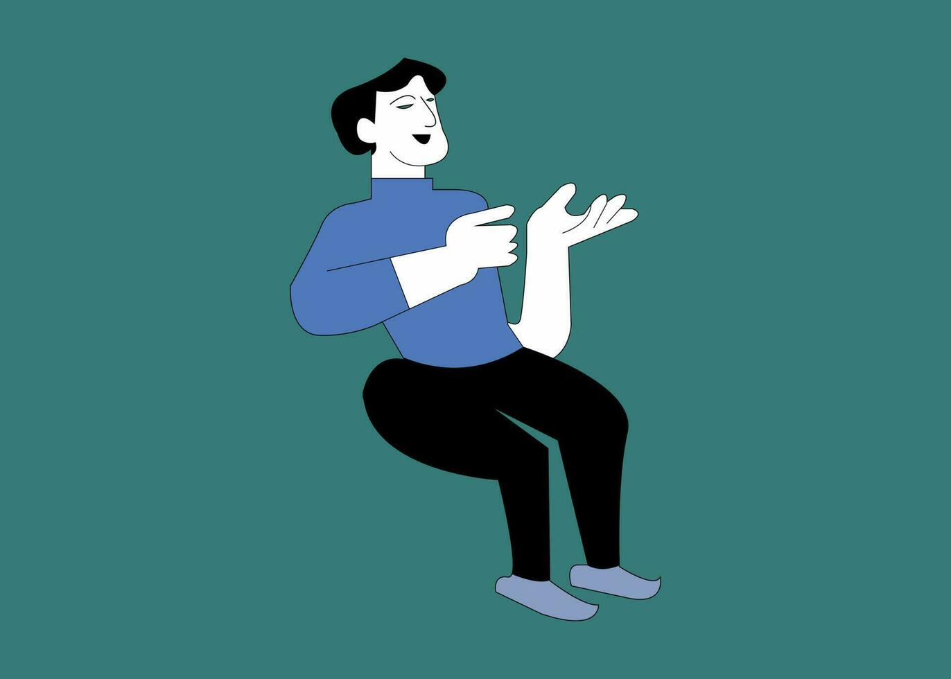 Illustrations in flat design, concept of business vector