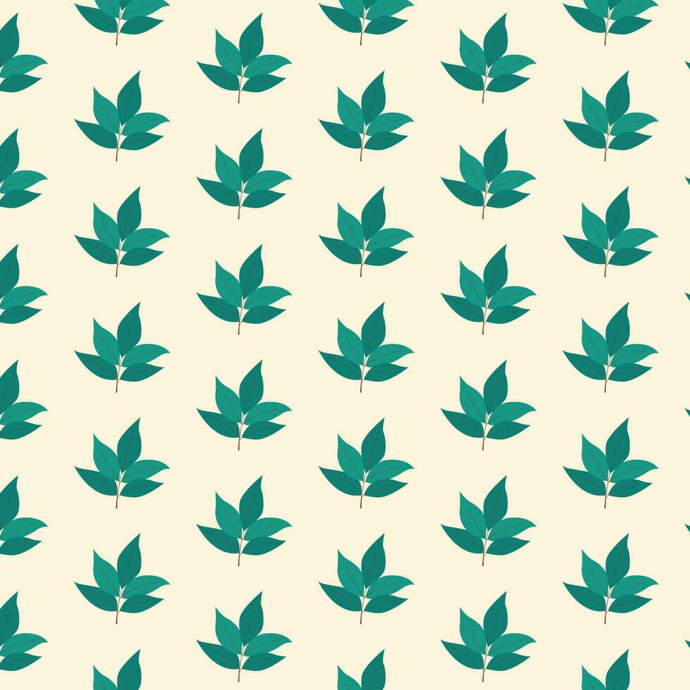 Autumn Pattern Background Element with nature object vector