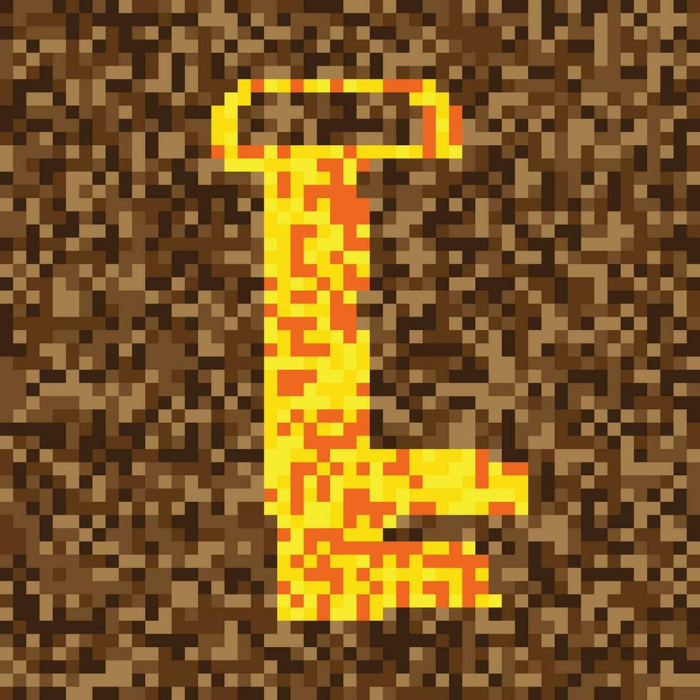 Pixel Pattern Background Design vector