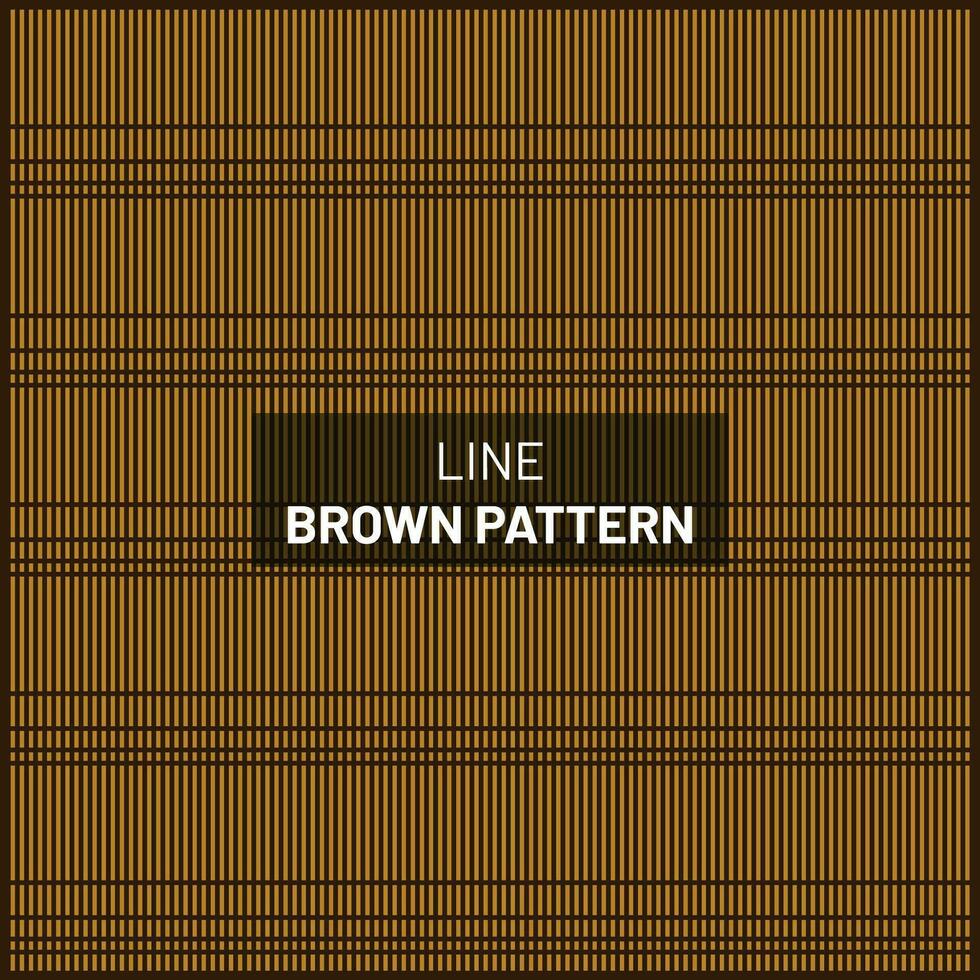 Line Pattern Brown abstract Design vector