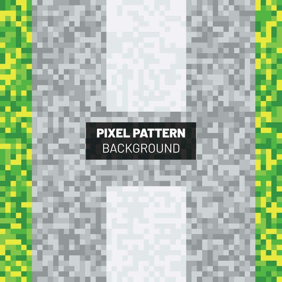 Pixel Pattern Background Design vector